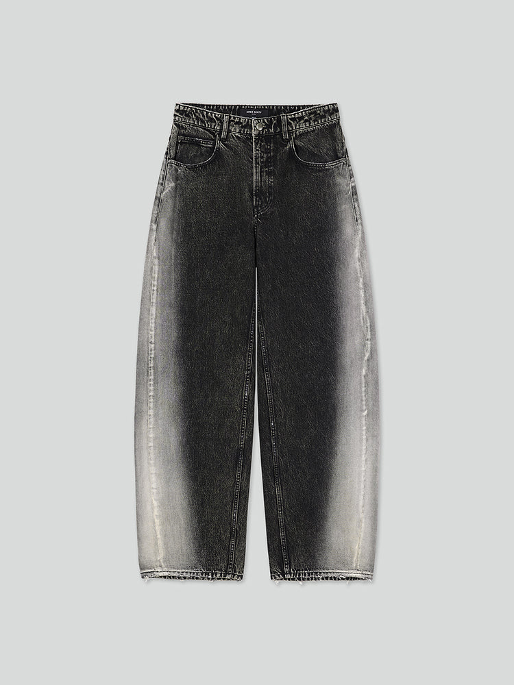 gradient wide-leg jeans